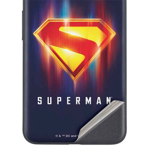 Superman 2025 Energy Shield Neon Emblem Google Pixel 5 Skin